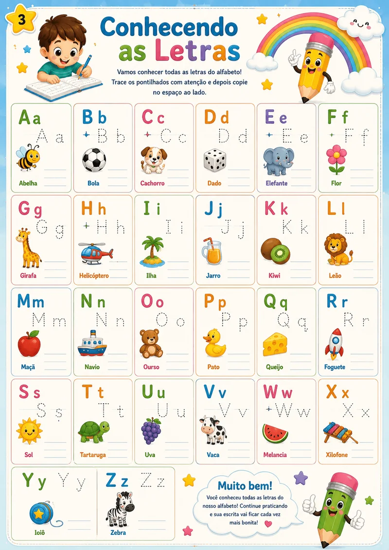 Exercício Infantil - Alfabeto