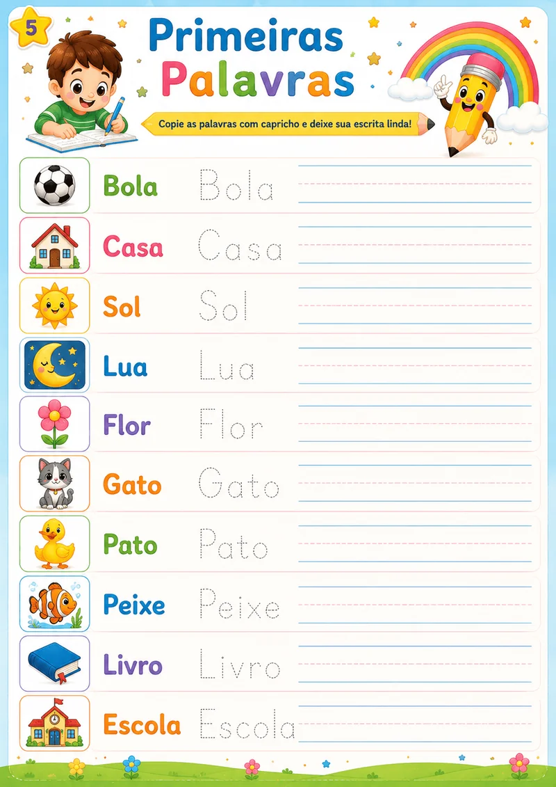 Exercício Infantil - Palavras